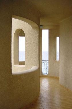 Part of the balcony