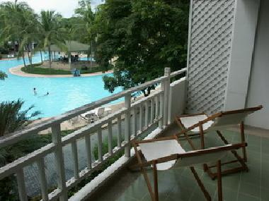 View from balcony.