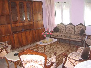 the livingroom of the villas