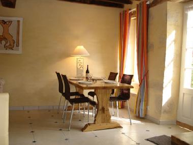 The dining area