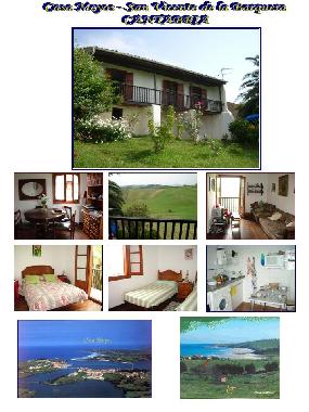 Chalet in San Vicente de la Cantabria (Cantabria) or holiday homes and vacation rentals