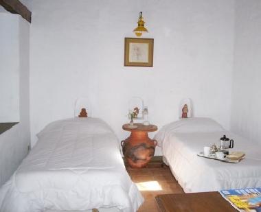 Single beds inside guest house at Teresita B&B in Buenos Aires