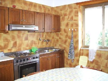 the well furnished kitchen