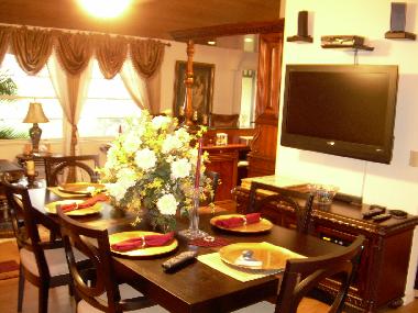 Dining, entertaining area