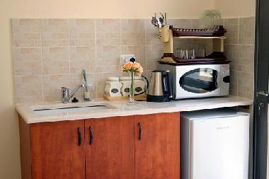 the kitchenette