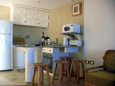 Kitchen area fully equiped for your self catering needs,oven,hobtop,microwave,toaster,fridge/freezer