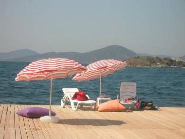 private beach