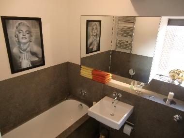 enjoy a bath in marble