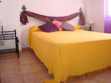 Bedroom with one big bed (1,5 x 2 m)