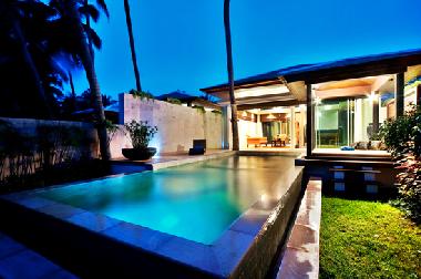 2 bedroom beach front villa with fresh water swimming pool, jacuzzi, garden, sala,...