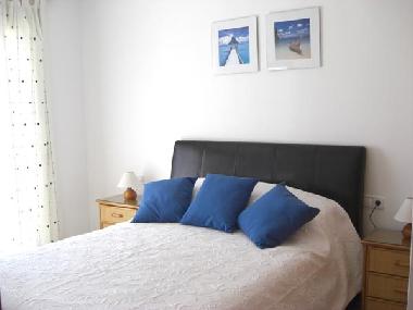 Master bedroom with new bed, June 2010