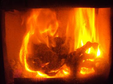 one of the fireplaces