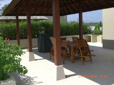 Sala on the rooftop terrace for relaxing and dining