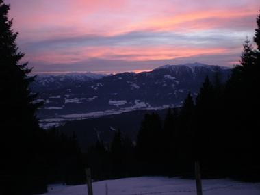 Lammersdorfer Berg  in the winter
