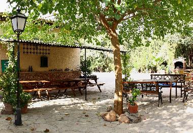 The barbecue area