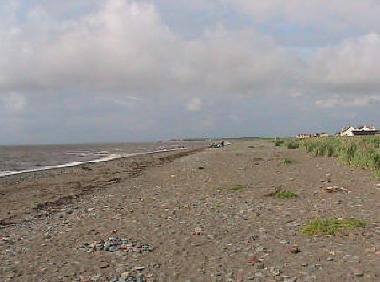 the beach is just yards away from the doorstep