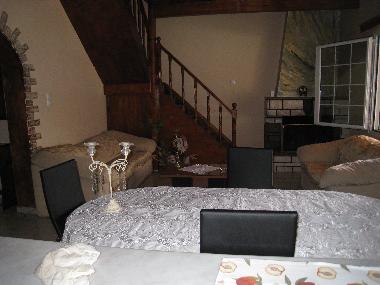 Living room and inside stairs