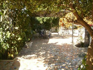 Courtyard and restingplace in the shade