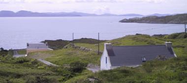 Water's Edge is the lower cottage