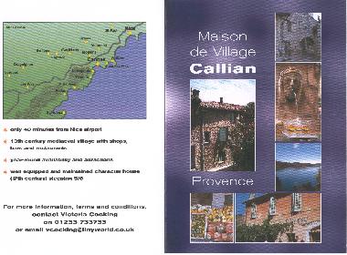 Brochure available - email victoriacocking@aol.com