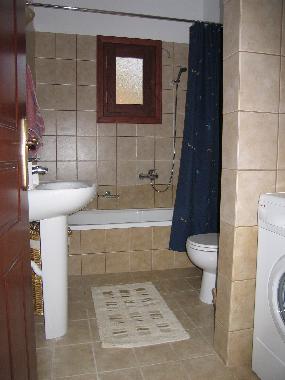 The downstairs bathroom