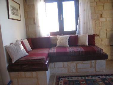 The inside is kept in Cretan style.