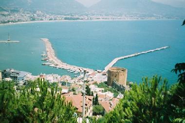 View of Alanya harbour