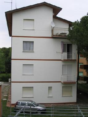 the flat is on the second floor