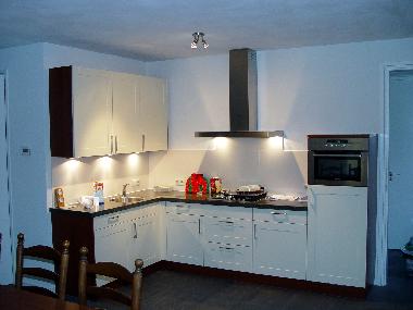 the kitchen