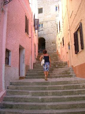 strada tipica del centro medioevale