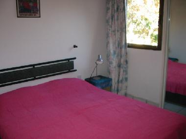 bedroom with sliding door closet