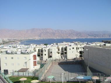 View from terrace of Red Sea