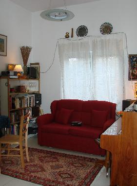 Main room - the sofa opens up to a double-bed if needed