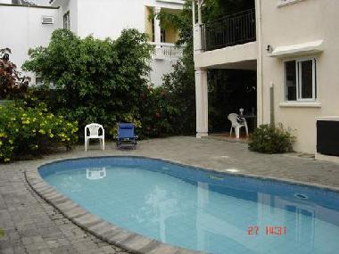 Swimmimg pool and balcony