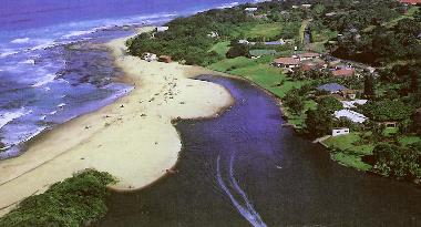 Zinkwazi Lagoon mouth