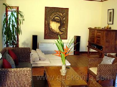 Large living room with aircon