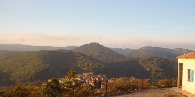 the village as seen from the house