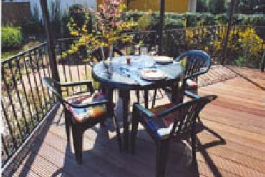 Villa-Seepark balcony