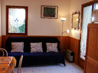 Living room with large windows