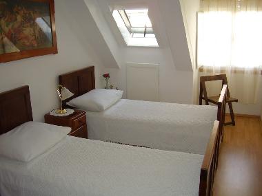   Comfortable double bedroom with classical dalmatian details