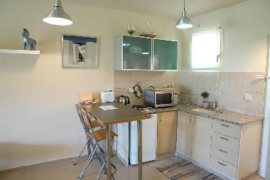 Open-plan kitchen
