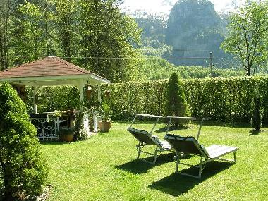 Relaxing Sun Loungers with Breathtaking Mountain Views