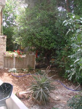 the garden is not done yet, still, it's nice and quiet