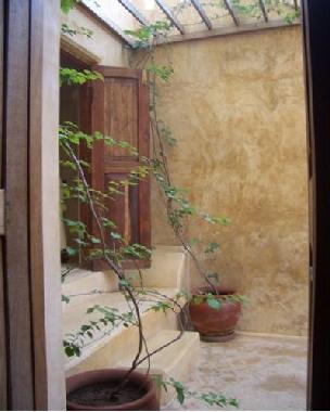 Private Terraces and courtyards are a feature of the property