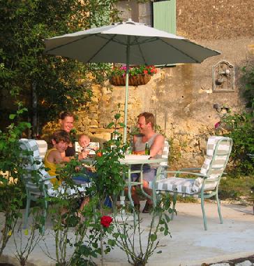 Dining Terrace with Barbeque and lovely sunset views