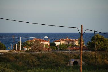 View from the garden over the sea