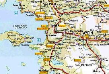You can get to Kusadasi from Samos as well...