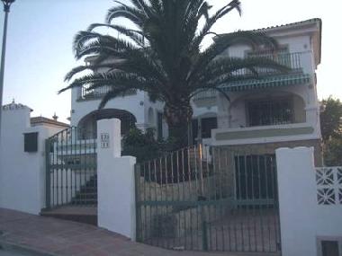 entrance of the villa