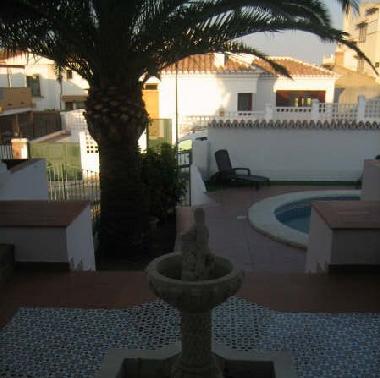 entrance of the villa