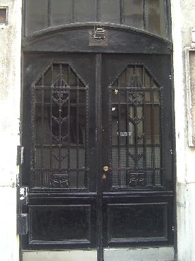 the front door